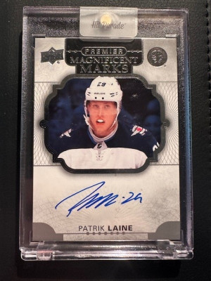 2017-18 UD Premier - Patrick Laine - Magnificent Marks front
